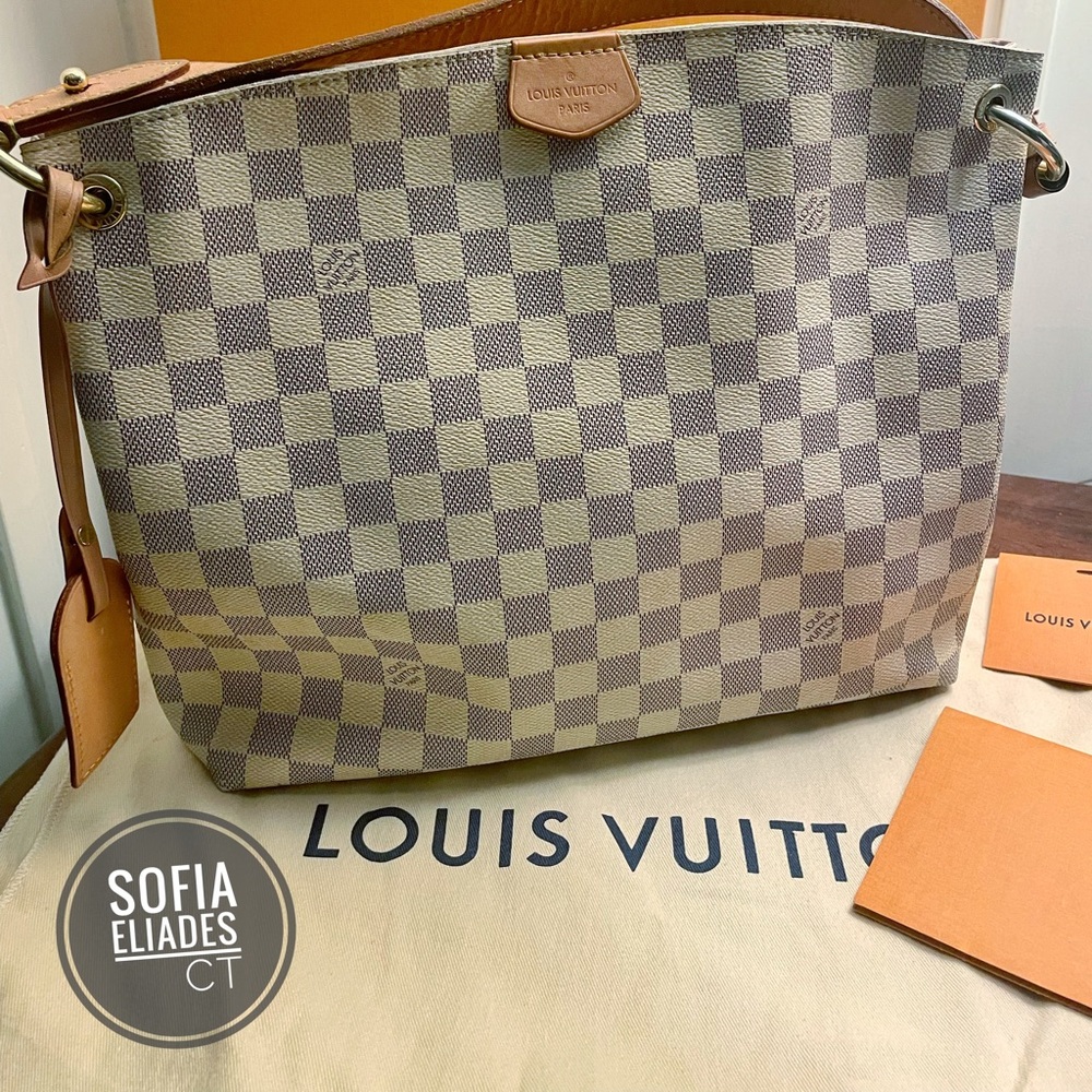 AUTHENTIC Louis Vuitton Graceful PM Azur